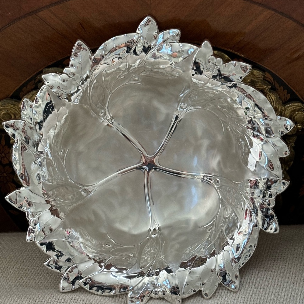 IKORA WMF Germany vintage silver plated Laurel pattern footed bowl.